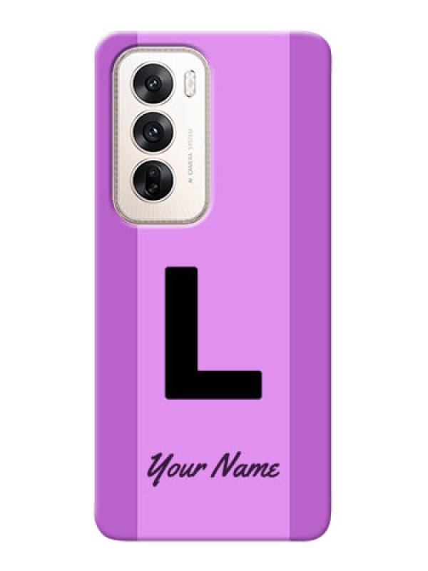 Custom Oppo Reno 12 5G Custom Phone Case with Tricolor custom text Design