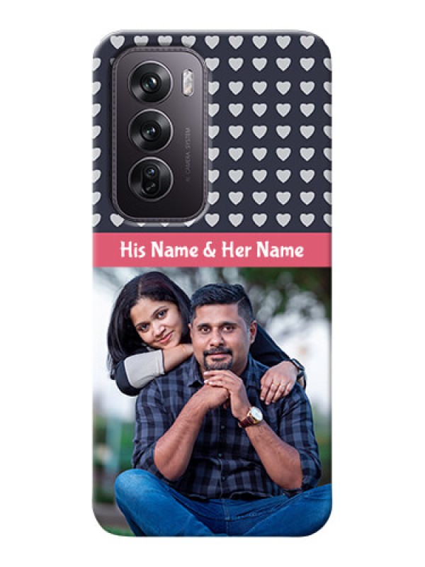 Custom Oppo Reno 12 Pro 5G Custom Mobile Case with Love Symbols Design