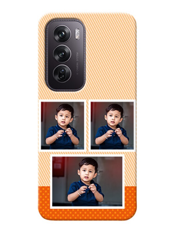 Custom Oppo Reno 12 Pro 5G Mobile Back Covers: Bulk Photos Upload Design