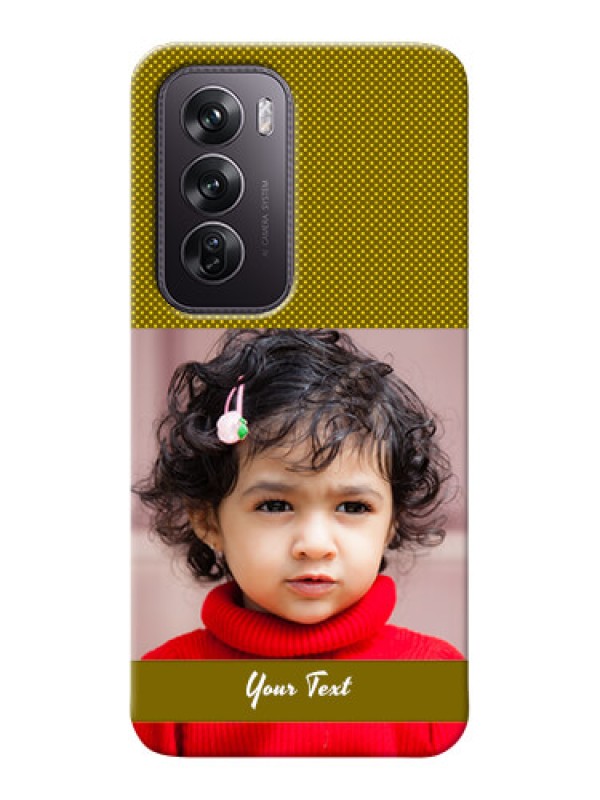 Custom Oppo Reno 12 Pro 5G custom mobile back covers: Simple Green Color Design