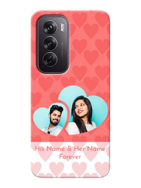 Custom Oppo Reno 12 Pro 5G personalized phone covers: Couple Pic Upload Design