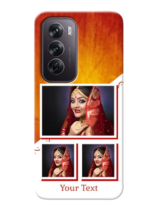 Custom Oppo Reno 12 Pro 5G Personalised Phone Cases: Wedding Memories Design