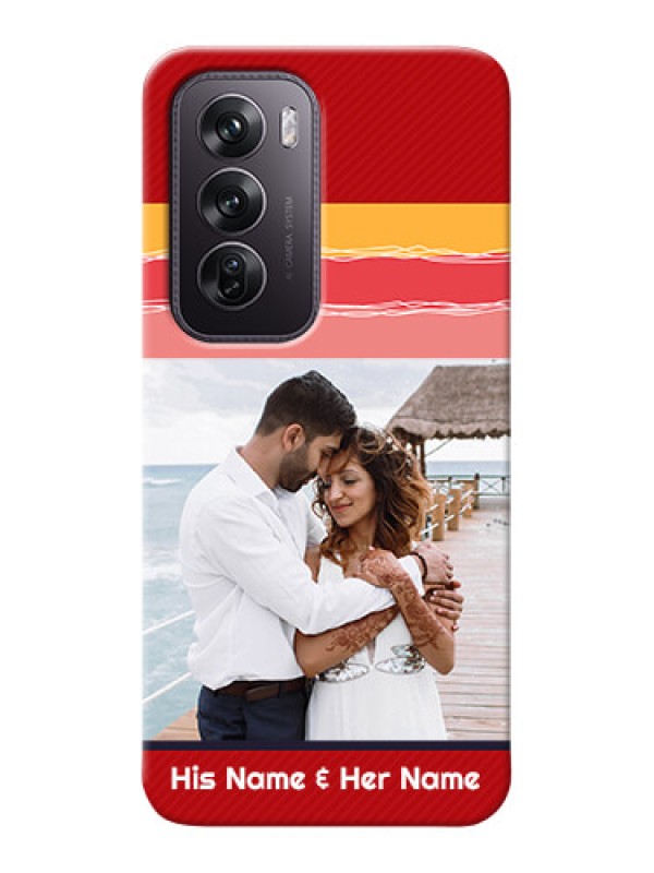 Custom Oppo Reno 12 Pro 5G custom mobile phone covers: Colorful Case Design