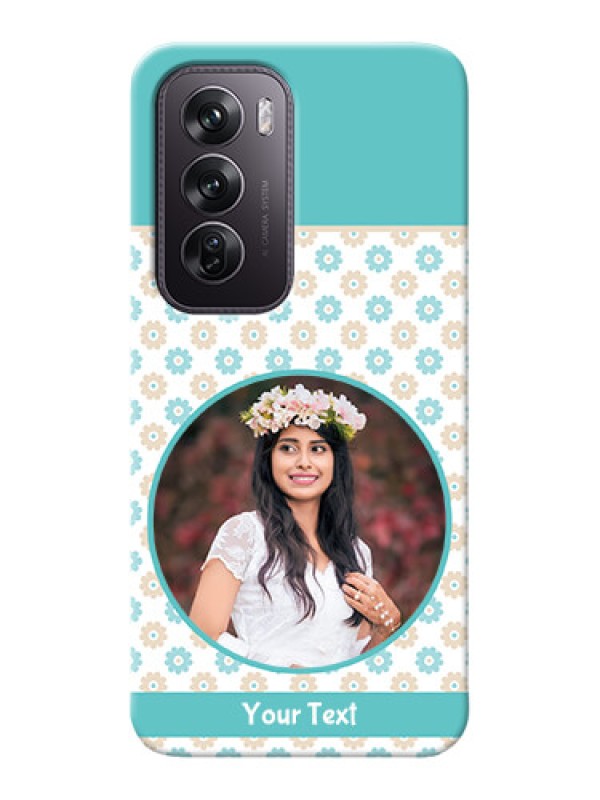 Custom Oppo Reno 12 Pro 5G Custom Mobile Back Covers: Beautiful Flowers Design