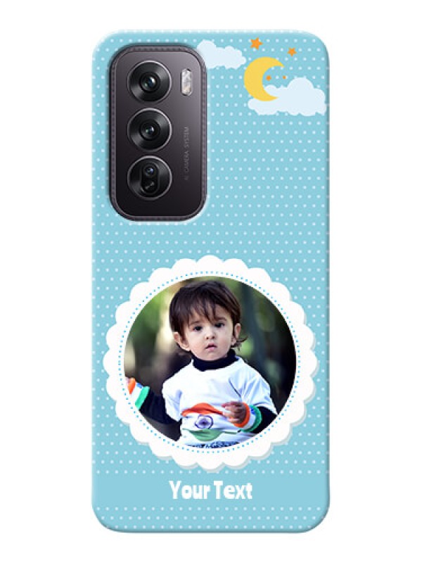 Custom Oppo Reno 12 Pro 5G mobile cases online: violet Pattern Design