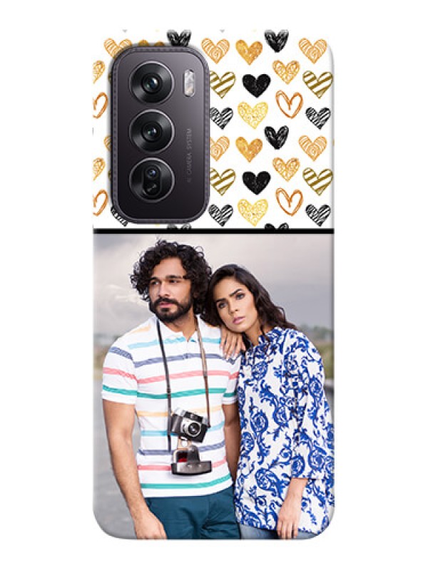 Custom Oppo Reno 12 Pro 5G Personalized Mobile Cases: Love Symbol Design