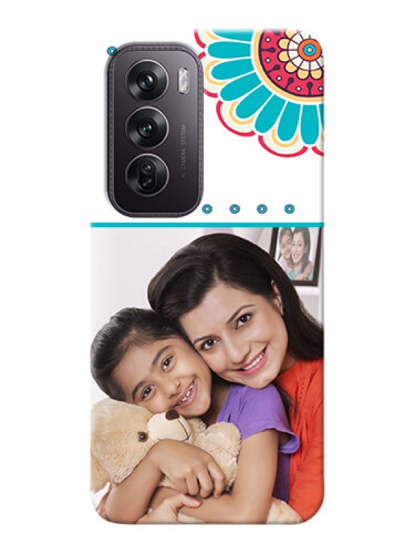 Custom Oppo Reno 12 Pro 5G custom mobile phone cases: Flower Design