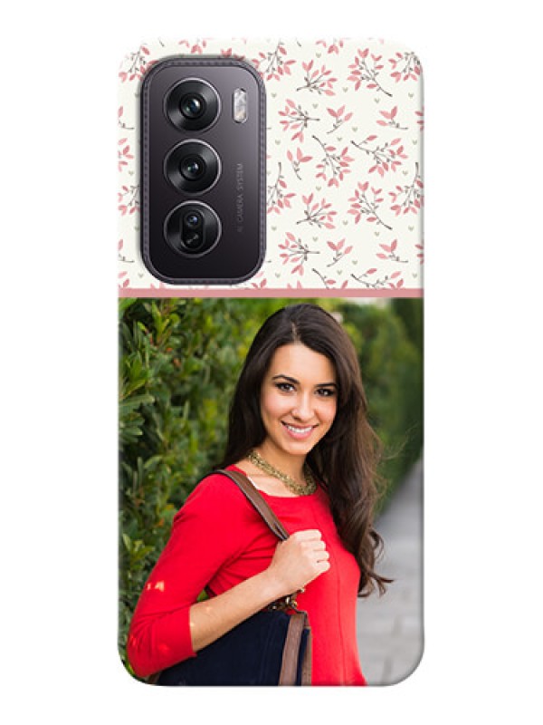 Custom Oppo Reno 12 Pro 5G Back Covers: Premium Floral Design