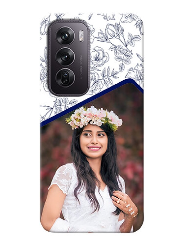 Custom Oppo Reno 12 Pro 5G Phone Cases: Premium Floral Design