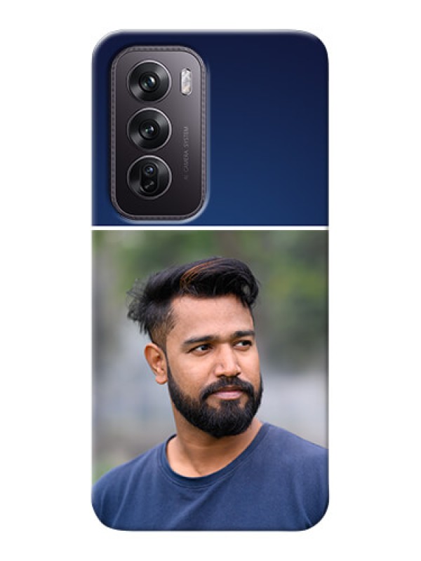 Custom Oppo Reno 12 Pro 5G Mobile Cases: Simple Royal Blue Design