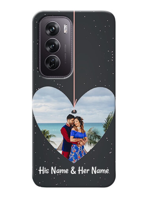 Custom Oppo Reno 12 Pro 5G custom phone cases: Hanging Heart Design