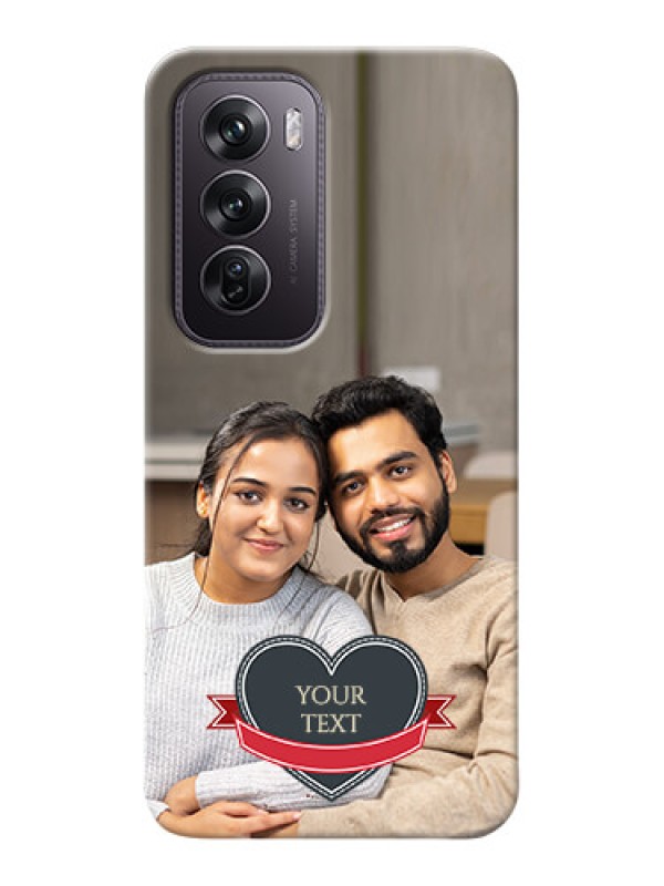 Custom Oppo Reno 12 Pro 5G mobile back covers online: Just Married Couple Design