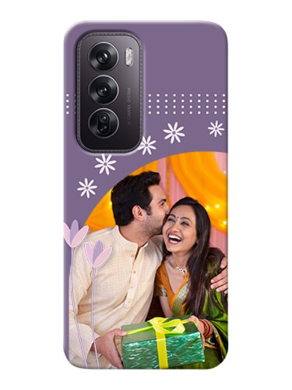 Custom Oppo Reno 12 Pro 5G Phone covers for girls: lavender flowers design