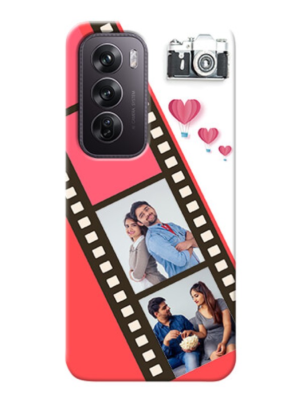 Custom Oppo Reno 12 Pro 5G custom phone covers: 3 Image Holder with Film Reel