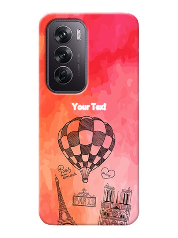 Custom Oppo Reno 12 Pro 5G Personalized Mobile Covers: Paris Theme Design