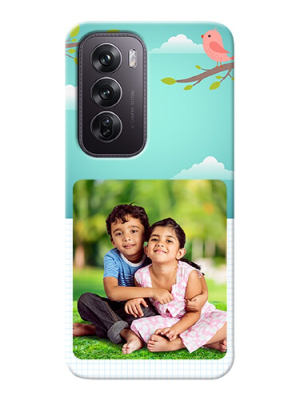 Custom Oppo Reno 12 Pro 5G phone cases online: Doodle love Design