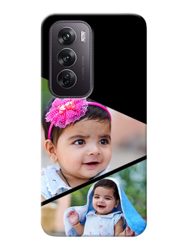 Custom Oppo Reno 12 Pro 5G mobile back covers online: Semi Cut Design