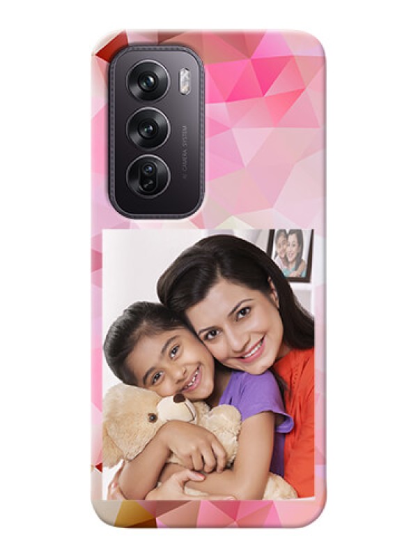 Custom Oppo Reno 12 Pro 5G Personalized Phone Covers: Abstract Triangle Design