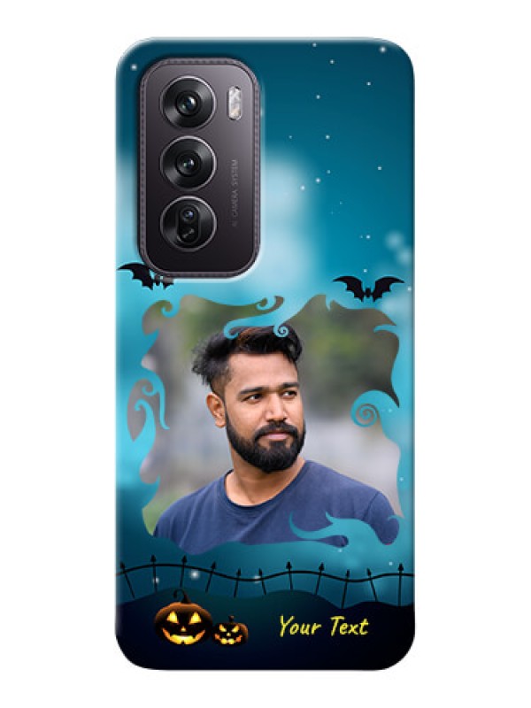 Custom Oppo Reno 12 Pro 5G Personalised Phone Cases: Halloween frame design