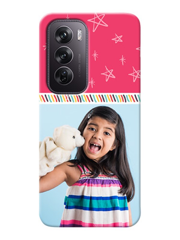 Custom Oppo Reno 12 Pro 5G Personalized Phone Cases: line art design