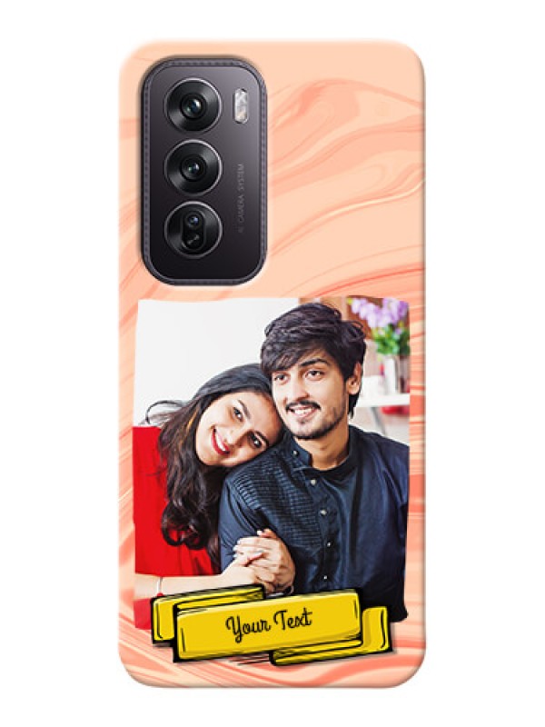 Custom Oppo Reno 12 Pro 5G Customized Phone Cases: Marble Texture Design