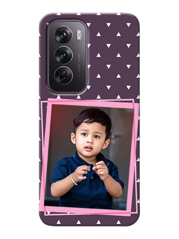 Custom Oppo Reno 12 Pro 5G Phone Cases: Triangle Pattern Dotted Design