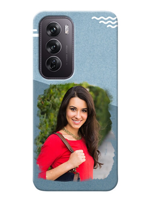 Custom Oppo Reno 12 Pro 5G custom mobile phone covers: Grunge Line Art Design