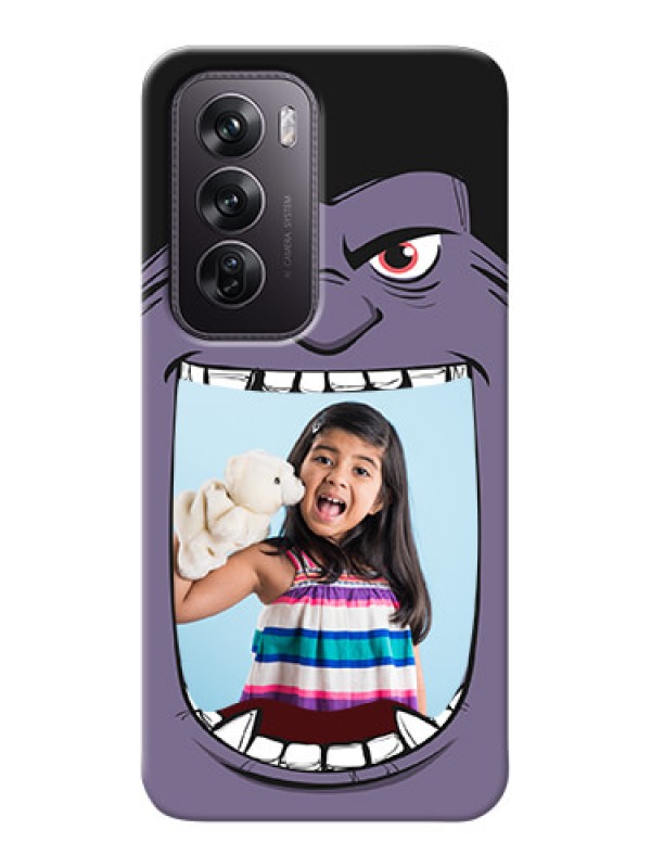Custom Oppo Reno 12 Pro 5G Personalised Phone Covers: Angry Monster Design