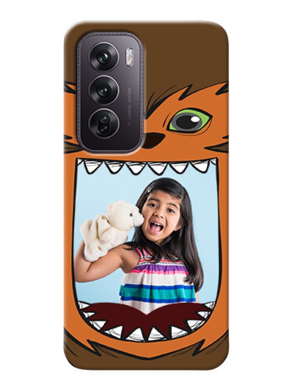 Custom Oppo Reno 12 Pro 5G Phone Covers: Owl Monster Back Case Design