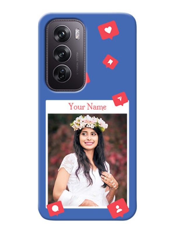 Custom Oppo Reno 12 Pro 5G Custom Phone Case with Like Share And Comment Design