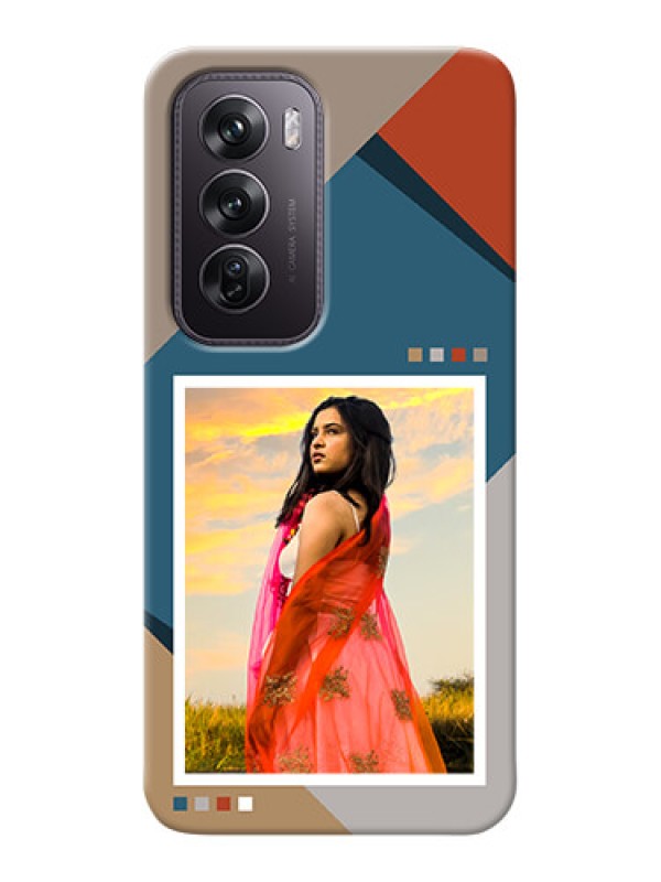 Custom Oppo Reno 12 Pro 5G Personalized Phone Case with Retro color pallet Design