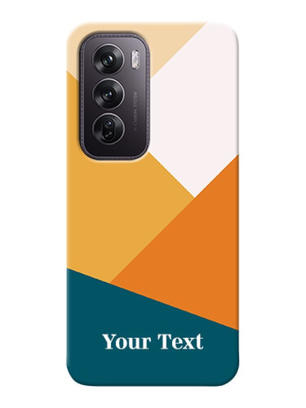 Custom Oppo Reno 12 Pro 5G Personalized Phone Case with Stacked Multicolour Design