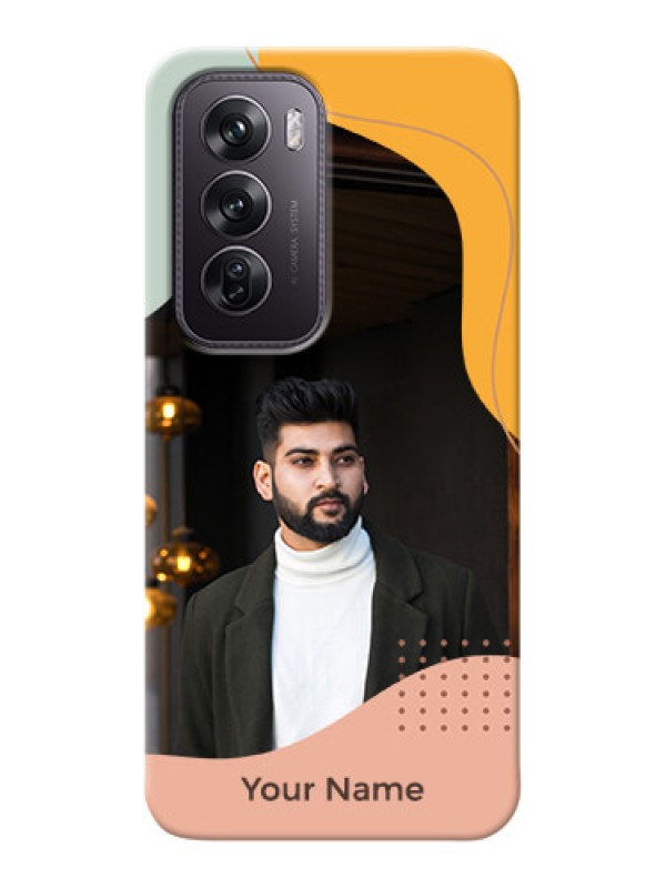 Custom Oppo Reno 12 Pro 5G Personalized Phone Case with Tricoloured overlay design