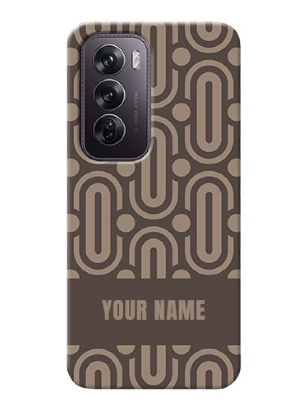 Custom Oppo Reno 12 Pro 5G Custom Phone Case with Captivating Zero Pattern Design