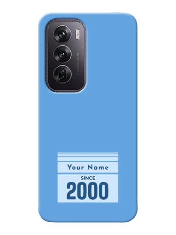 Custom Oppo Reno 12 Pro 5G Custom Mobile Case with Custom Year of birth Design