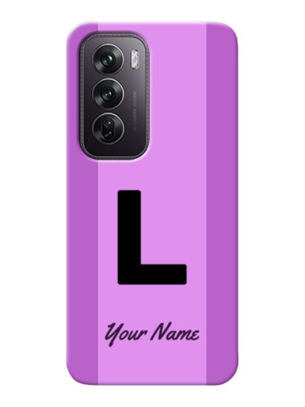 Custom Oppo Reno 12 Pro 5G Custom Phone Case with Tricolor custom text Design