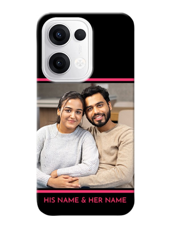 Custom Oppo Reno 13 5G Custom Hard Phone Case - With Add Text Design