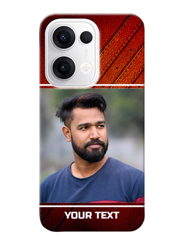 Custom Oppo Reno 13 5G Custom Hard Phone Case - Leather Phone Case Design