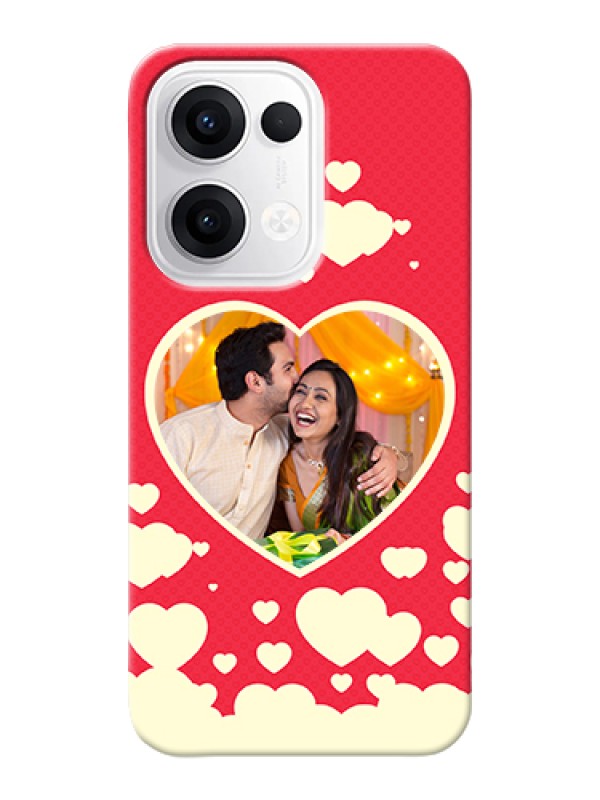 Custom Oppo Reno 13 5G Custom Hard Phone Case - Love Symbols Phone Cover Design