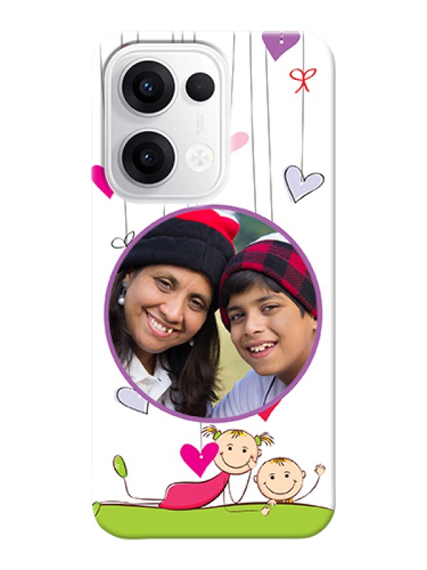 Custom Oppo Reno 13 5G Custom Hard Phone Case - Cute Kids Phone Case Design