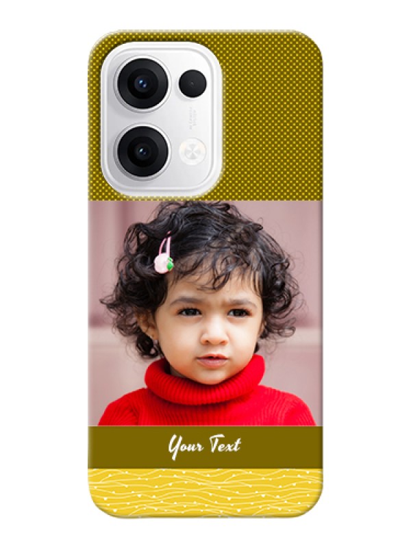 Custom Oppo Reno 13 5G Custom Hard Phone Case - Simple Green Color Design