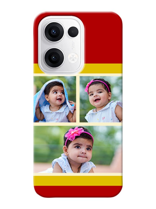 Custom Oppo Reno 13 5G Custom Hard Phone Case - Multiple Pic Upload Design