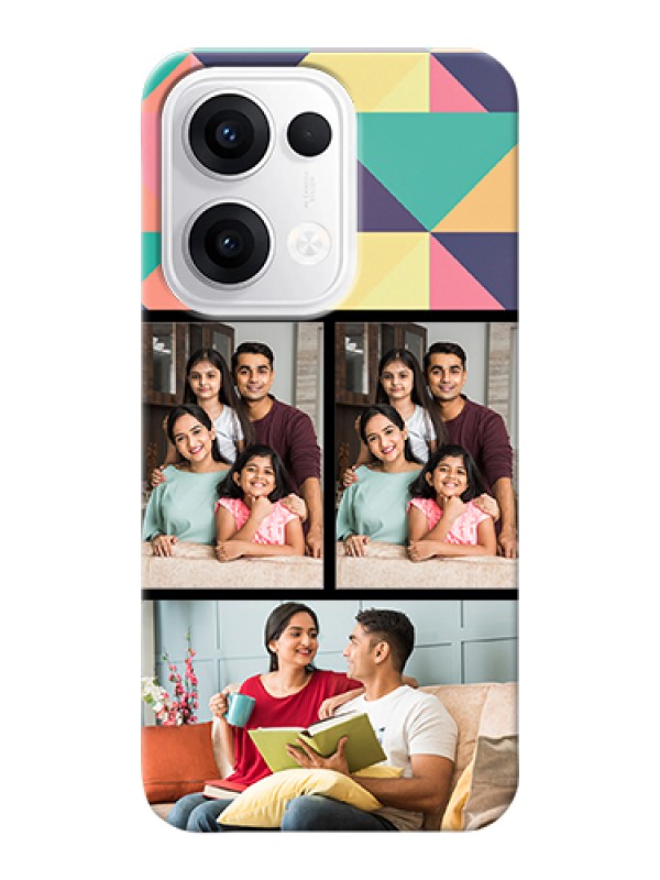 Custom Oppo Reno 13 5G Custom Hard Phone Case - Bulk Pic Upload Design