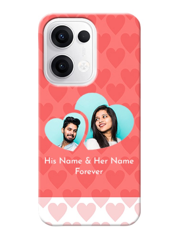 Custom Oppo Reno 13 5G Custom Hard Phone Case - Couple Pic Upload Design