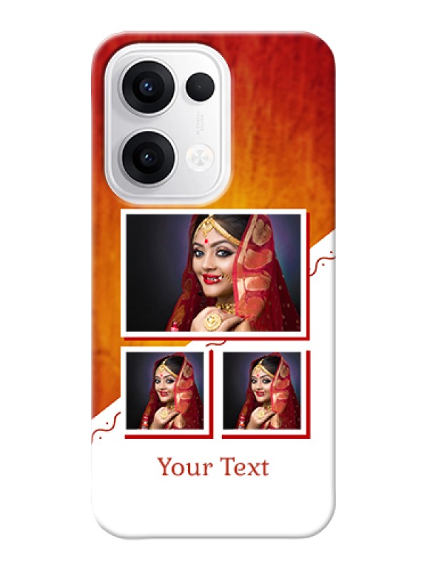 Custom Oppo Reno 13 5G Custom Hard Phone Case - Wedding Memories Design