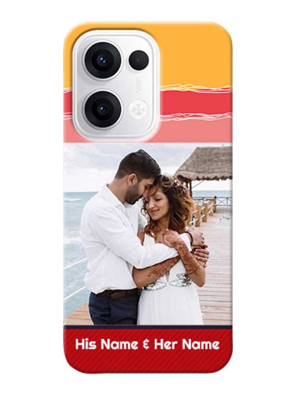 Custom Oppo Reno 13 5G Custom Hard Phone Case - Colorful Case Design