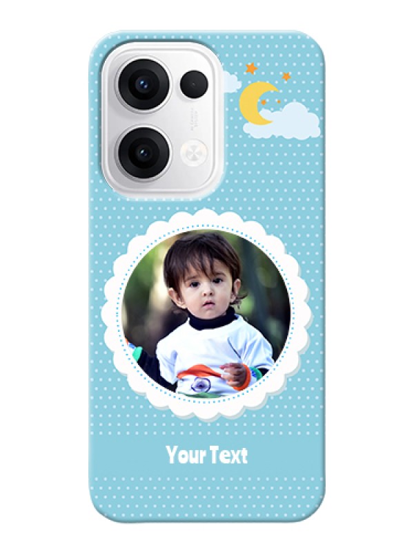 Custom Oppo Reno 13 5G Custom Hard Phone Case - Violet Pattern Design