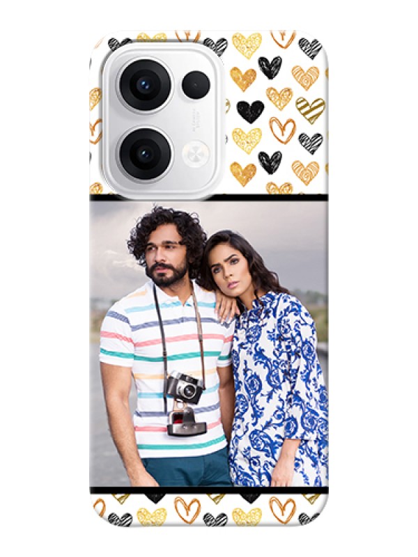 Custom Oppo Reno 13 5G Custom Hard Phone Case - Love Symbol Design