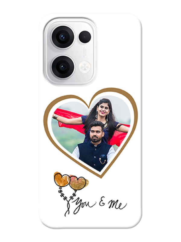 Custom Oppo Reno 13 5G Custom Hard Phone Case - You & Me Design