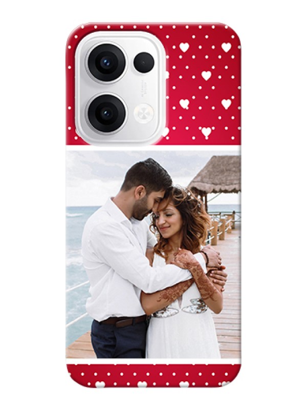 Custom Oppo Reno 13 5G Custom Hard Phone Case - Hearts Mobile Case Design